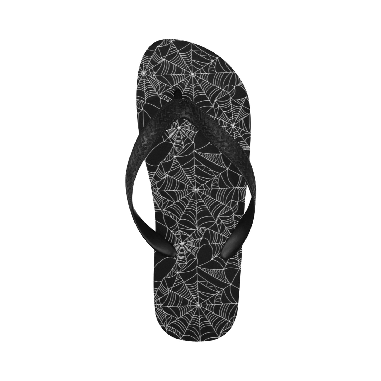 Spider Web Print Design LKS301 Flip Flops