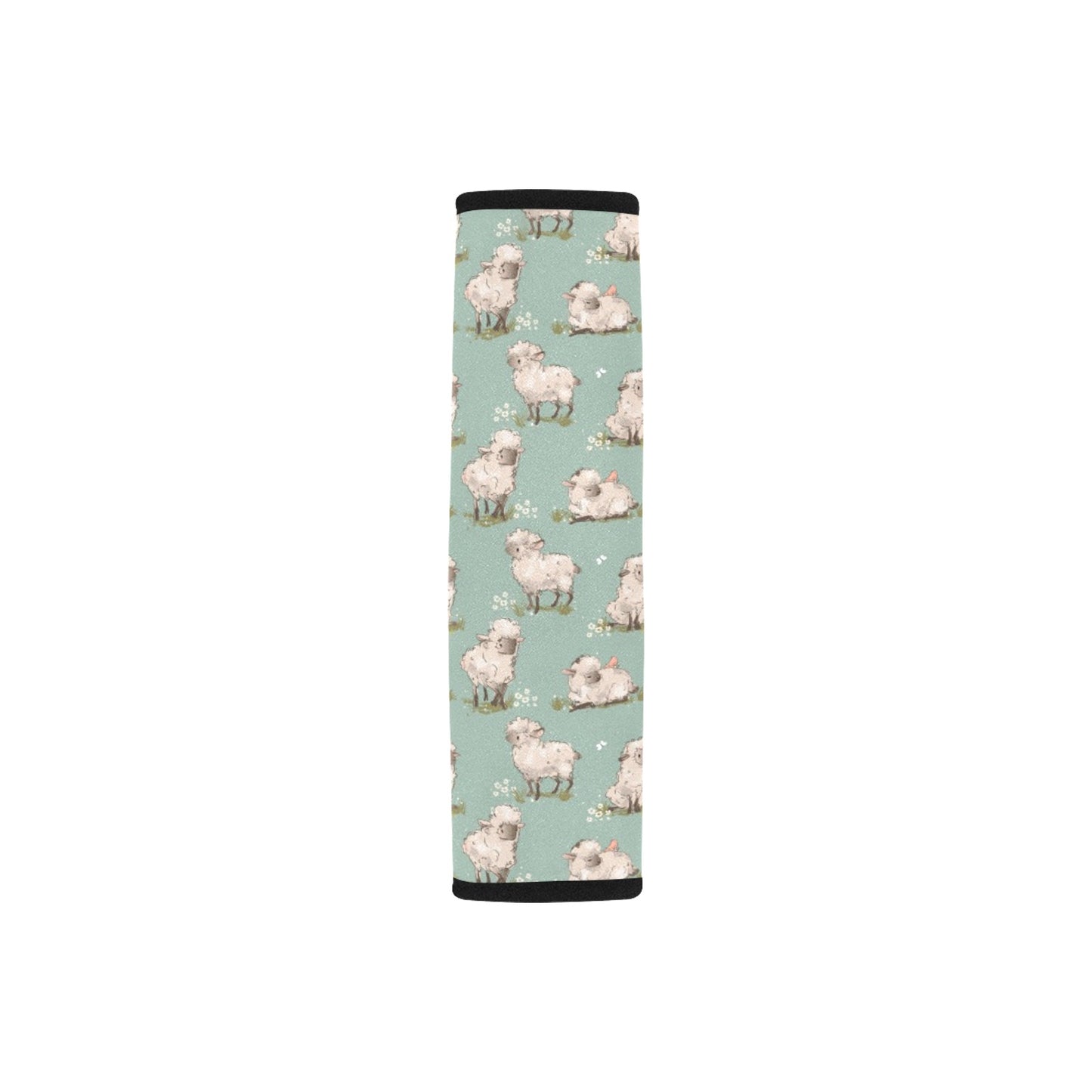 Sheep Print Design LKS405 Car Seat Belt Cover