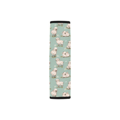 Sheep Print Design LKS405 Car Seat Belt Cover