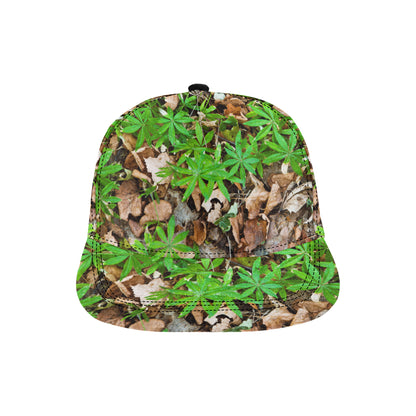 Camouflage Realistic Tree Fresh Print Snapback Cap