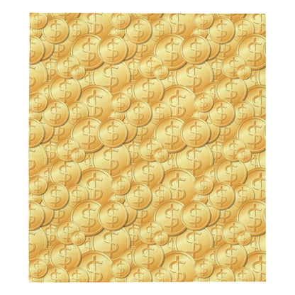 Dollar Pattern Print Design DO03 Premium Quilt