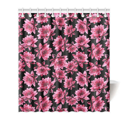 Lotus Pattern Print Design 03 Shower Curtain