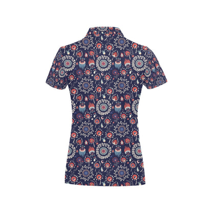 Suzani Print Design LKS305 Women's Polo Shirt