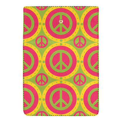 Peace Sign Pattern Print Design A01 Women's Trifold Wallet