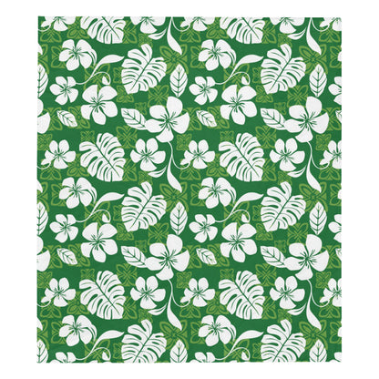 Hawaiian Themed Pattern Print Design H016 Premium Quilt