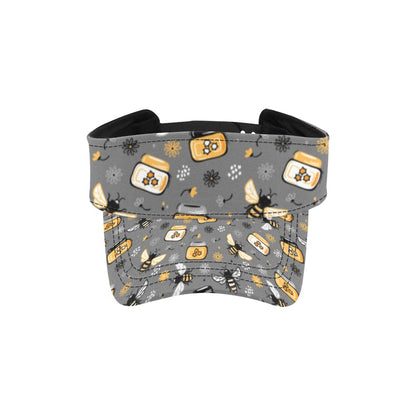 Honey Bee Print Design LKS301 Unisex Sun Visor