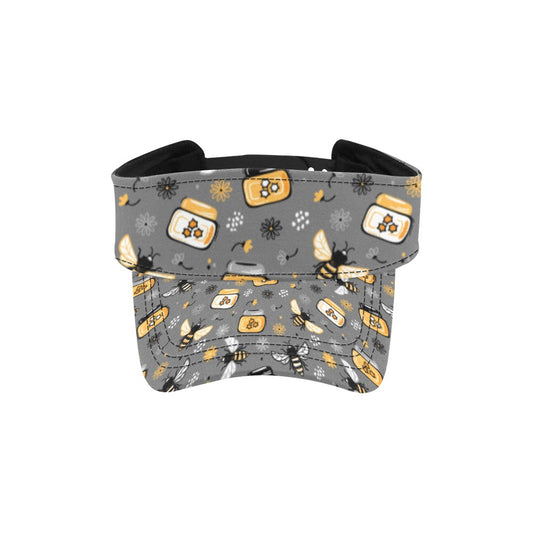 Honey Bee Print Design LKS301 Unisex Sun Visor