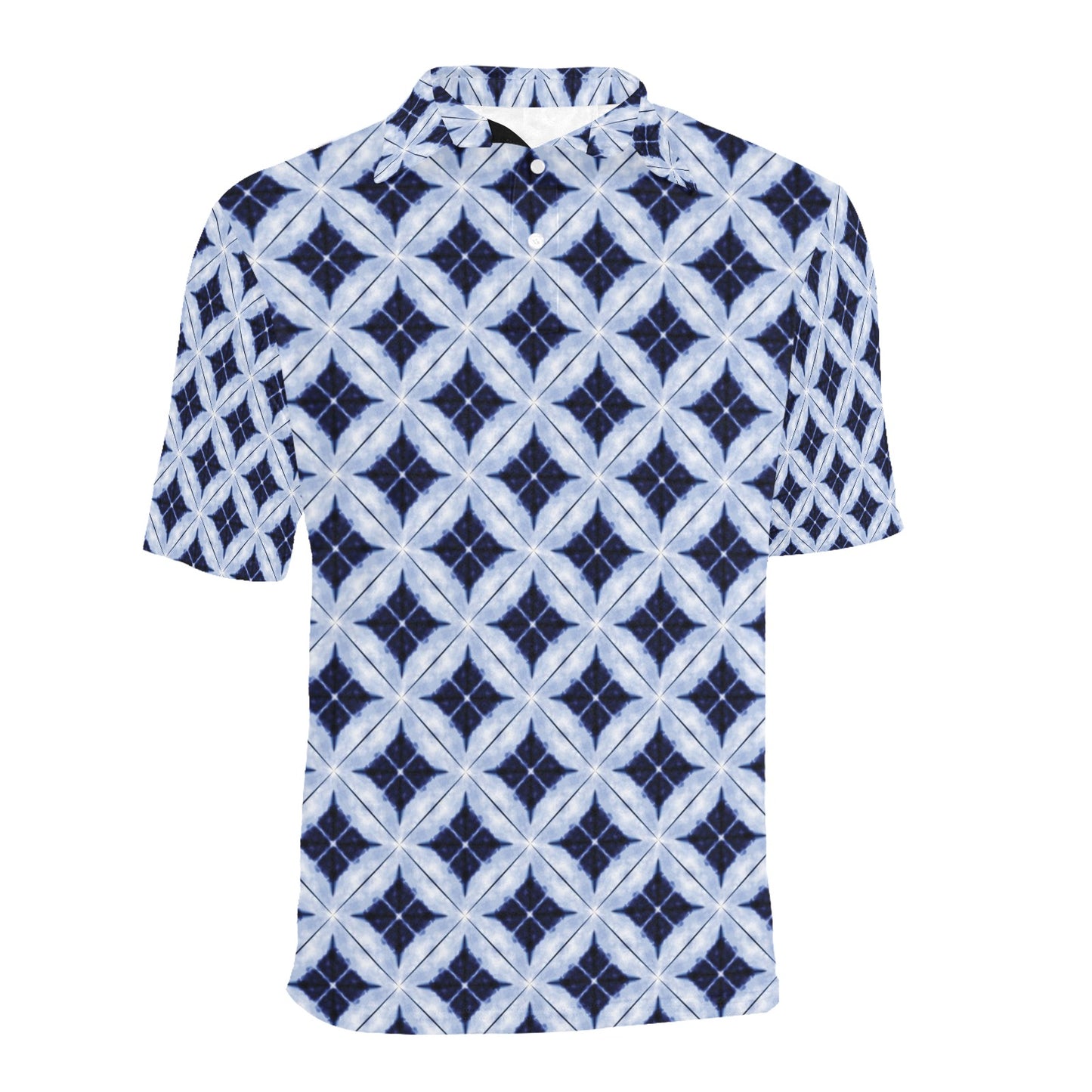 Tie Dye Print Design LKS308 Men Polo Shirt