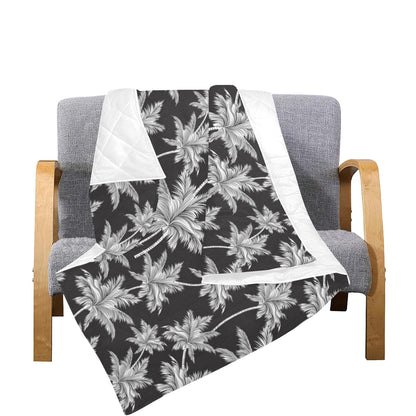 Palm Tree Pattern Print Design PT03 Premium Quilt