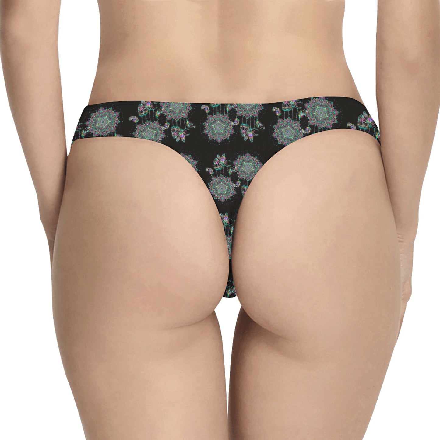 Dream Catcher Colorful Hand Draw Women's Thongs