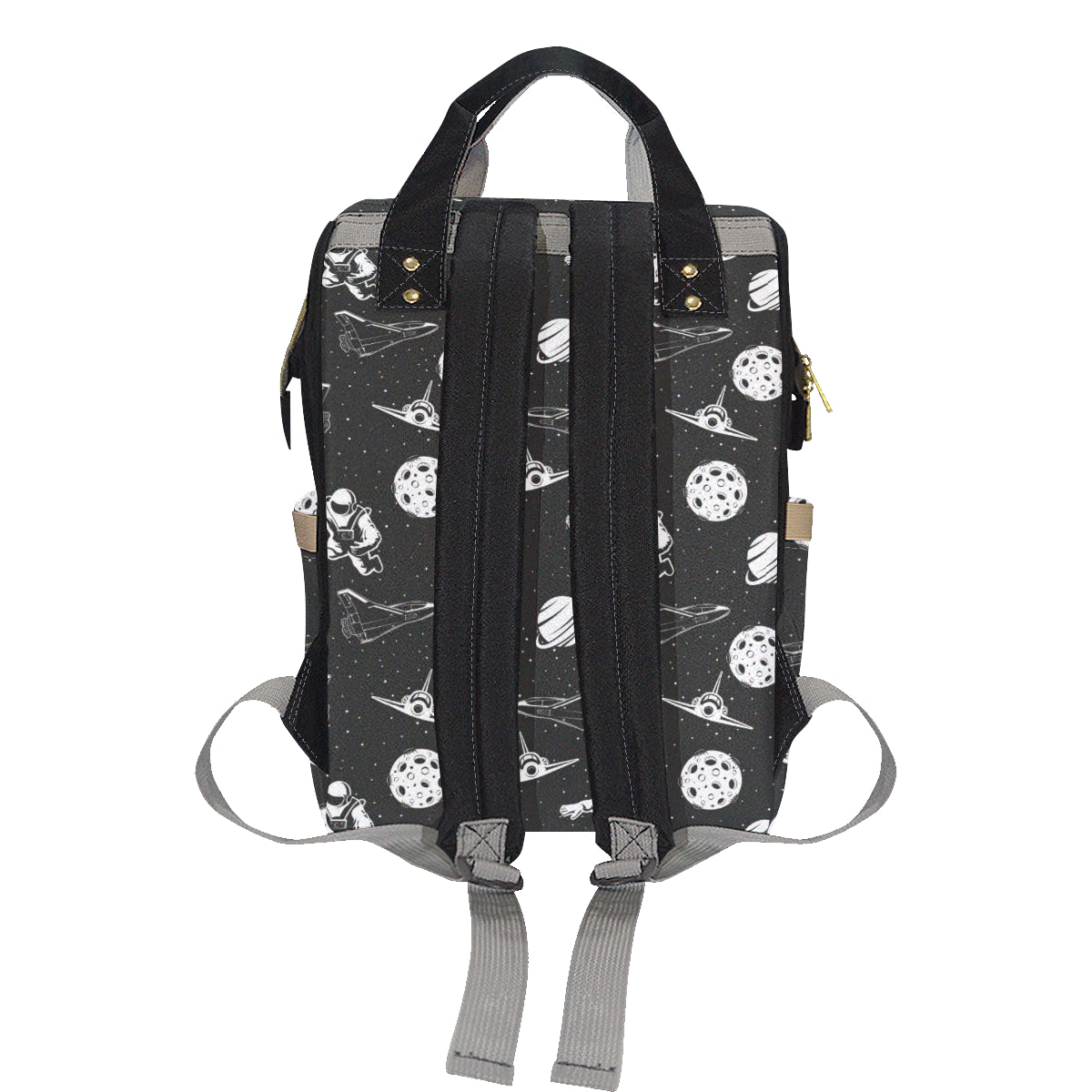 Space Astronauts Print Diaper Bag Backpack