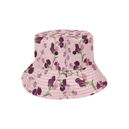 Peony Pattern Print Design PE09 Unisex Bucket Hat