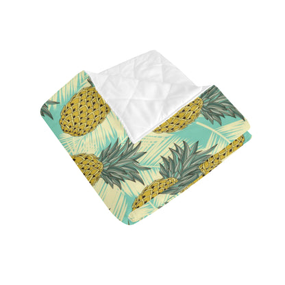 Pineapple Pattern Print Design PP03 Premium Quilt
