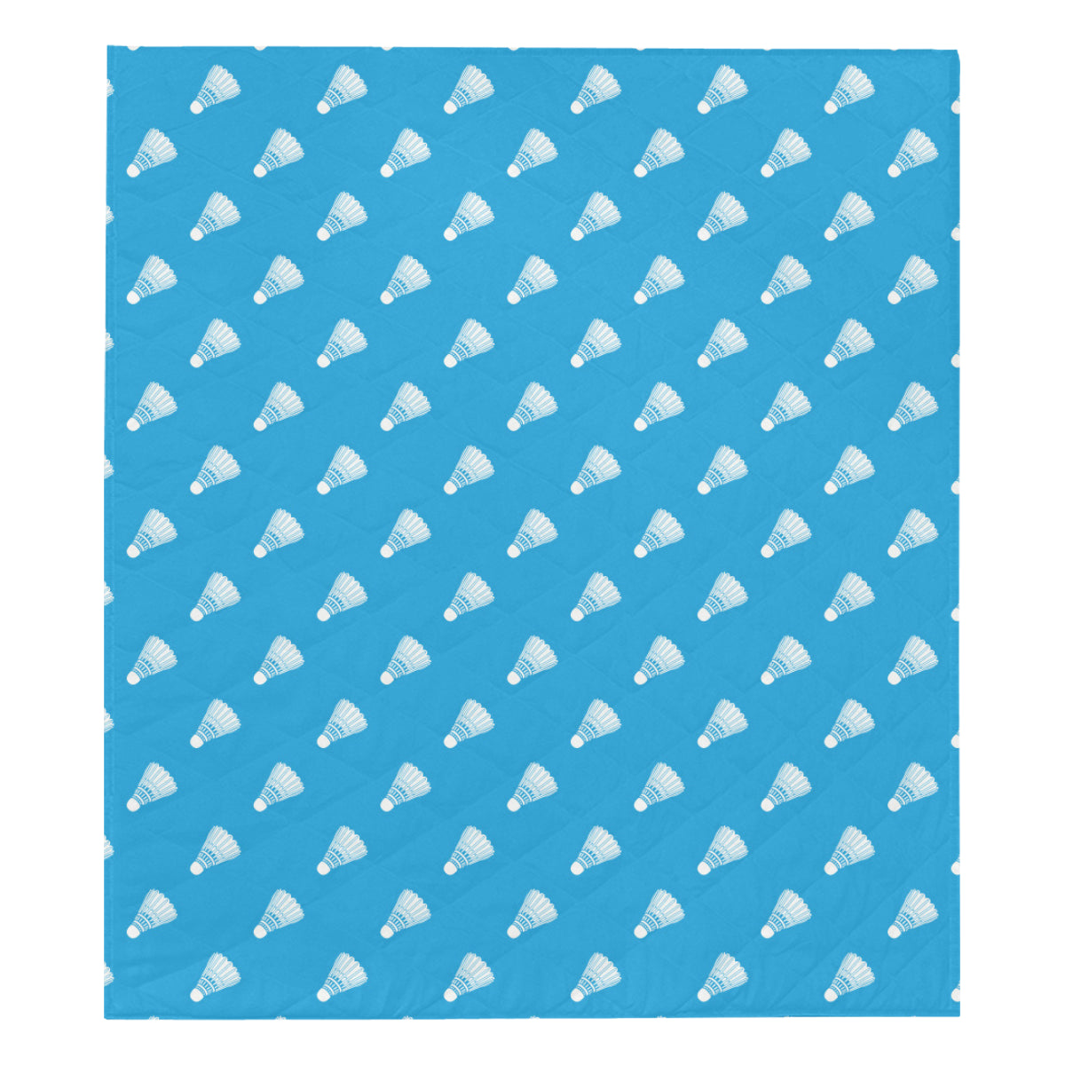 Badminton Ball Pattern Print Design 08 Premium Quilt