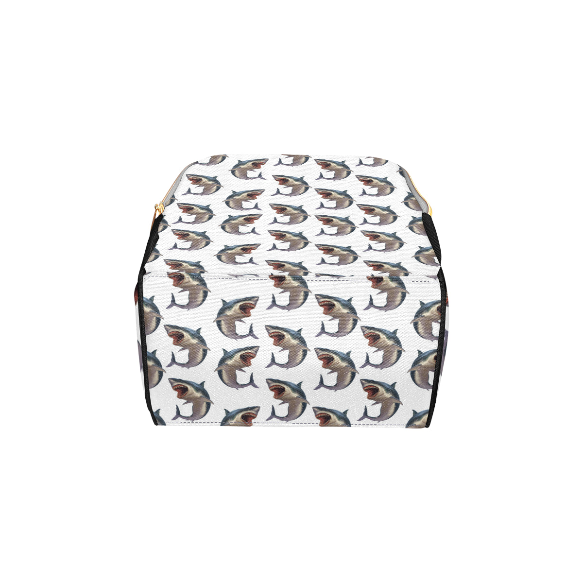 Great White Shark Pattern Print Design 03 Diaper Bag Backpack