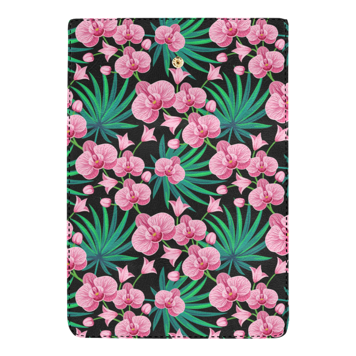 Orchid Pink Pattern Print Design OR06 Women's Trifold Wallet