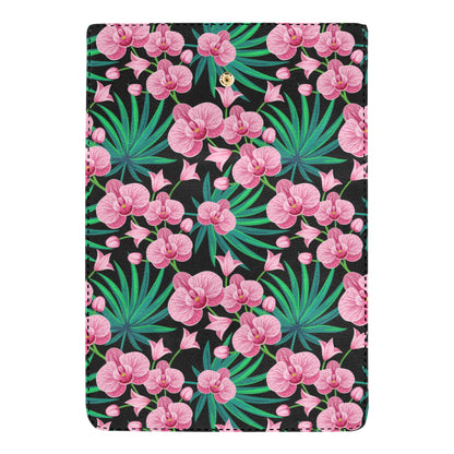 Orchid Pink Pattern Print Design OR06 Women's Trifold Wallet