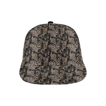 Paisley Mandala Design Print Snapback Cap