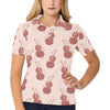 Cello Pattern Print Design 03 Women's Polo Shirt