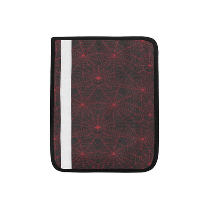 Spider Web Red Print Design LKS302 Car Seat Belt Cover