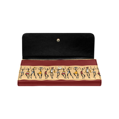 African People Women's Trifold Wallet