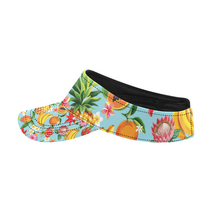 Tropical Fruits Pattern Print Design TF01 Unisex Sun Visor