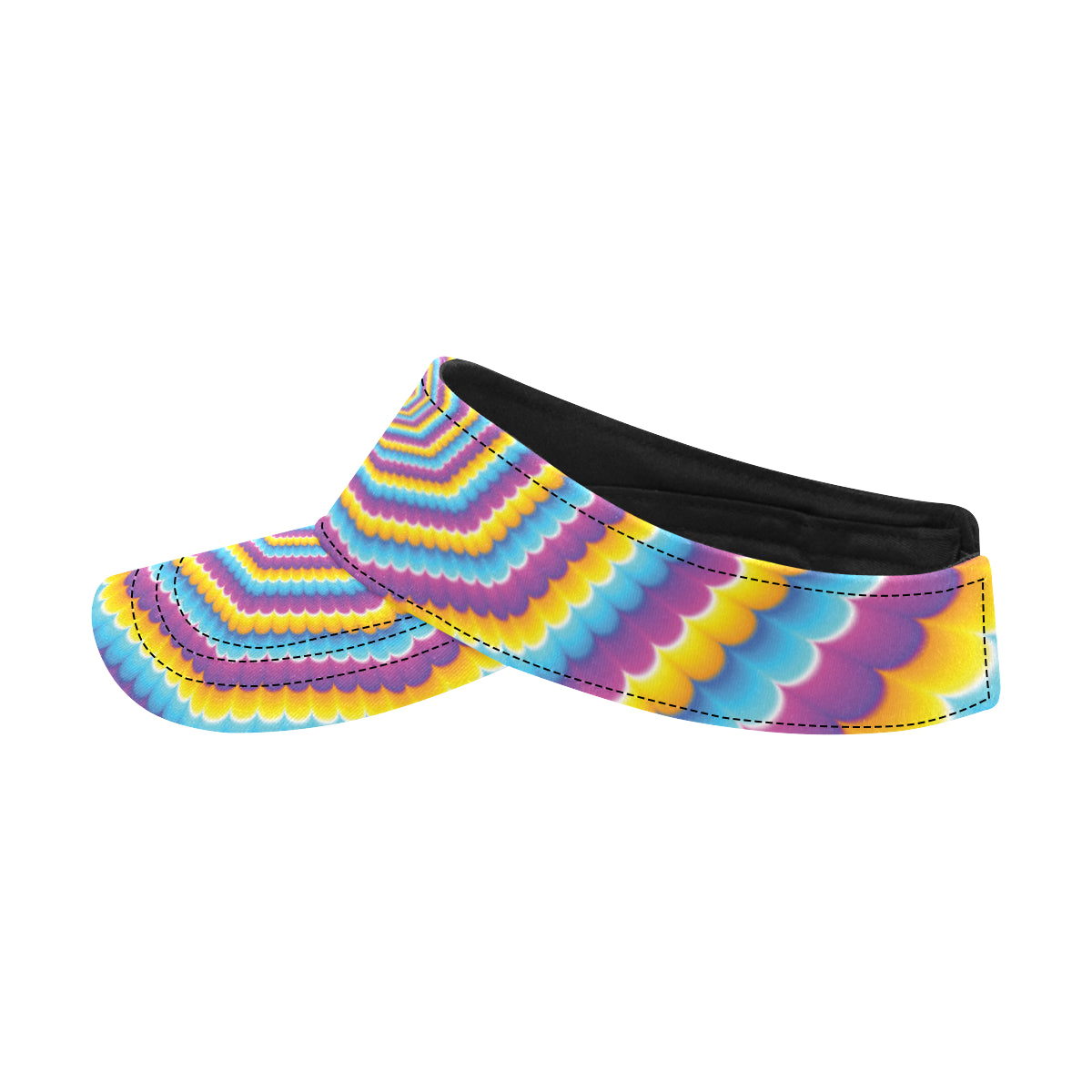 Optical illusion Pattern Print Design A04 Unisex Sun Visor