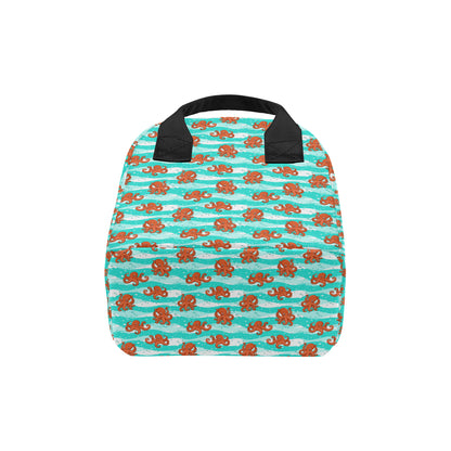 Octopus Cute Design Print Themed Insulated Lunch Bag