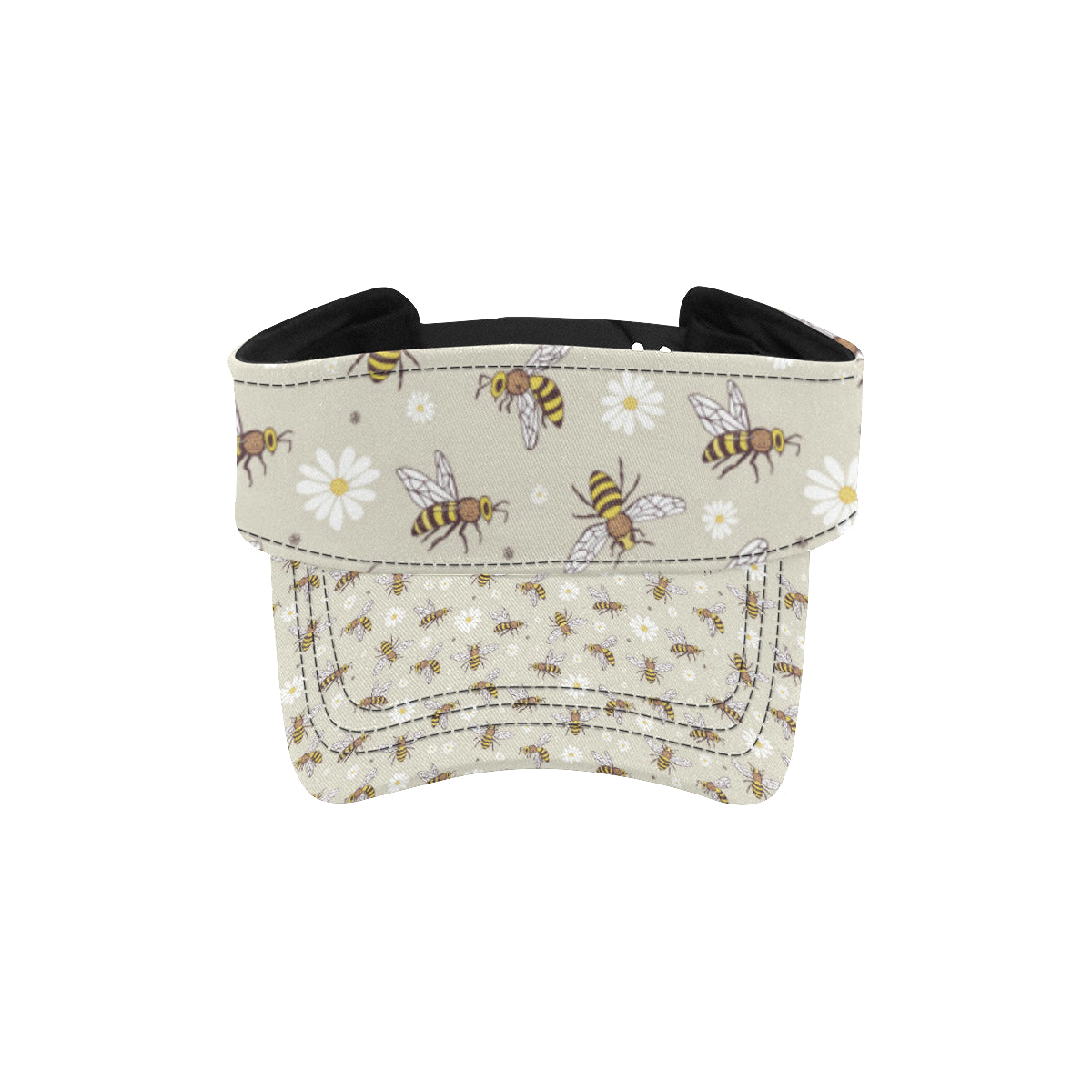 Bee Pattern Print Design 03 Unisex Sun Visor