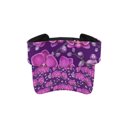 Orchid Purple Pattern Print Design OR02 Unisex Sun Visor