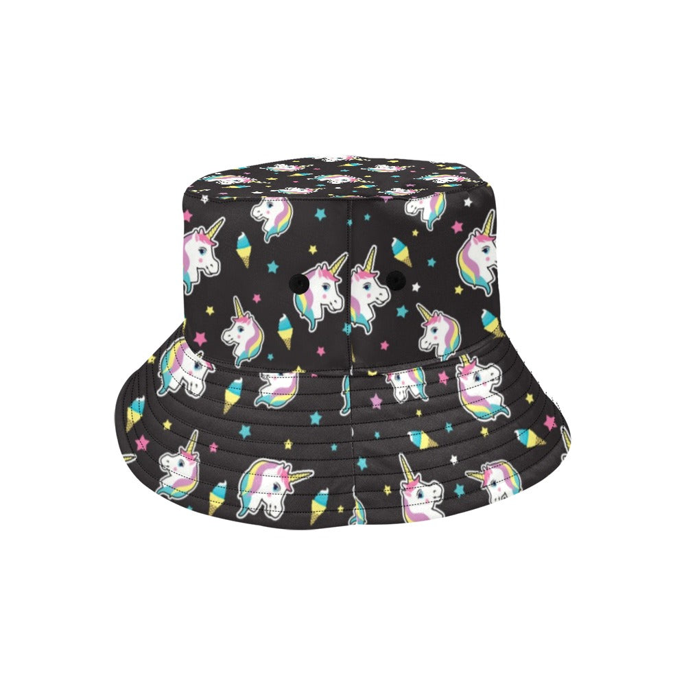 Unicorn Print Design LKS302 Unisex Bucket Hat