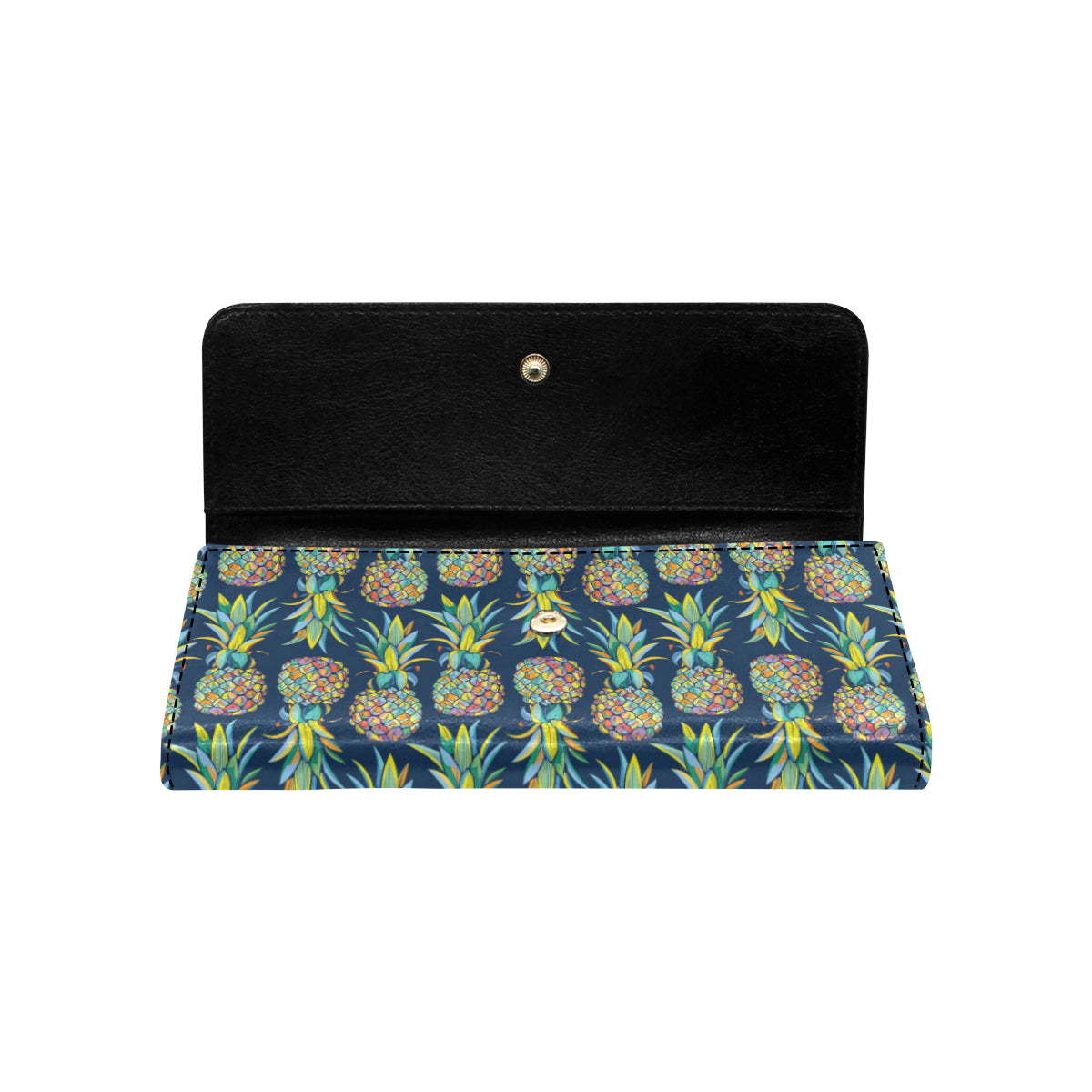 Pineapple Color Art Women's Trifold Wallet