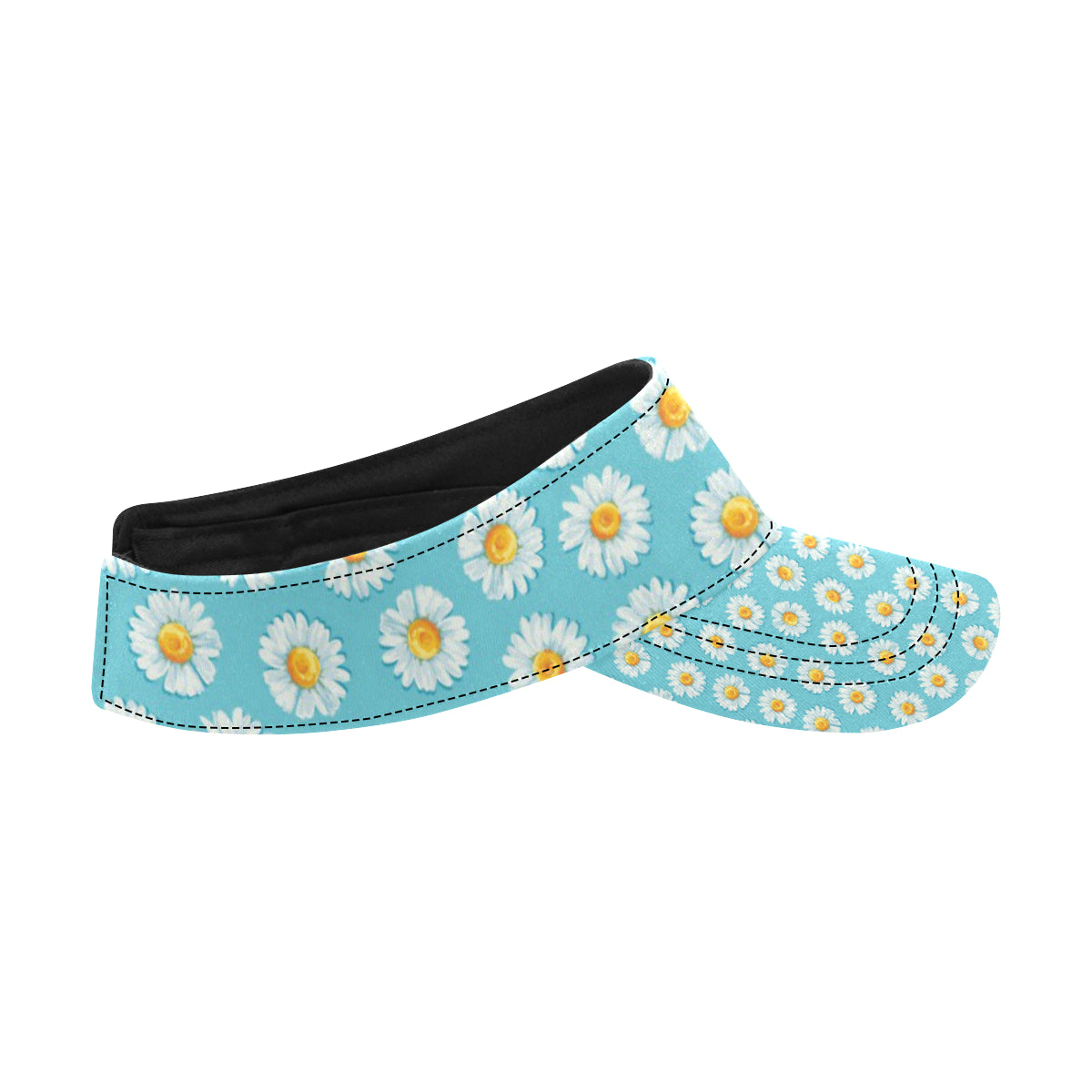 Daisy Pattern Print Design DS03 Unisex Sun Visor