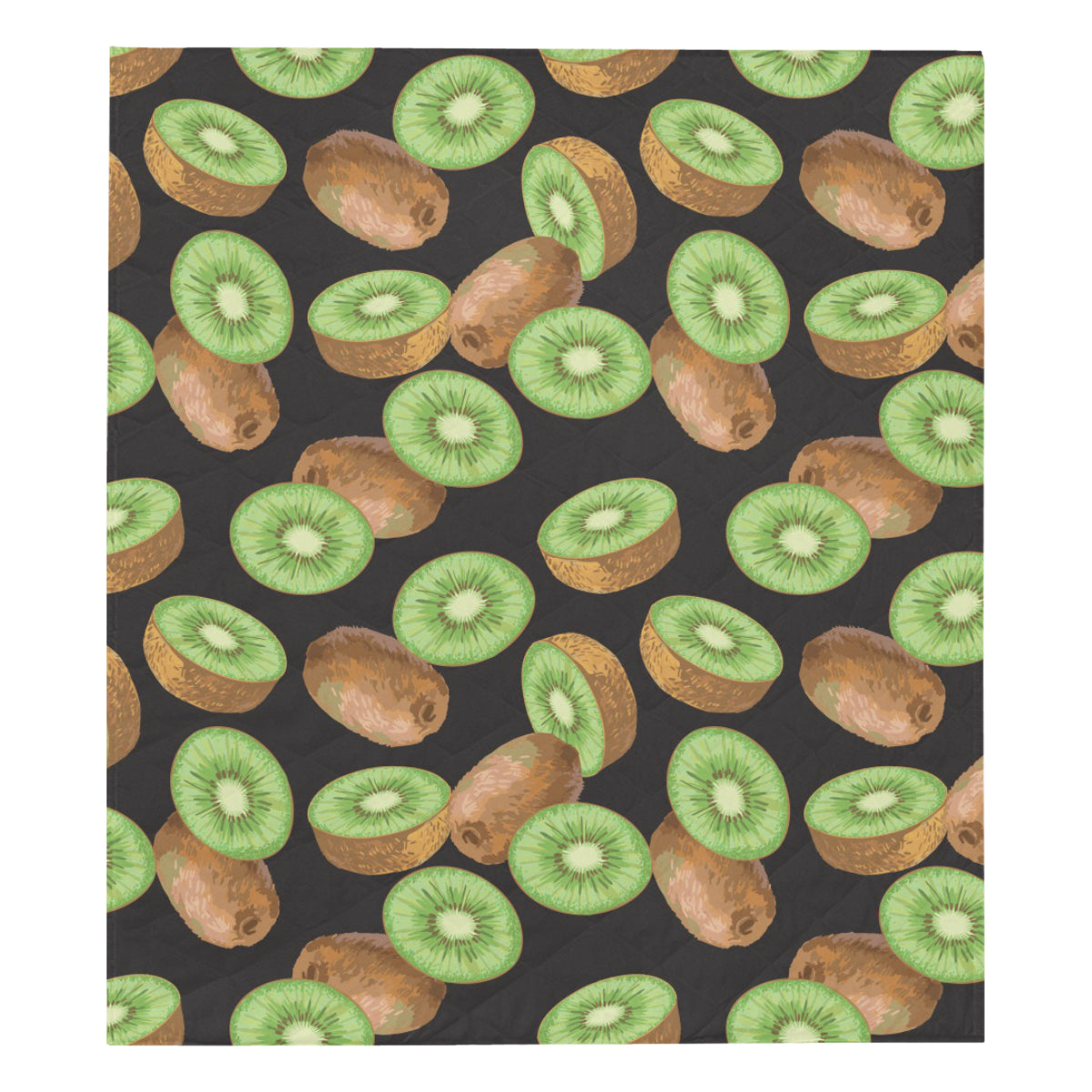 Kiwi Pattern Print Design KW03 Premium Quilt