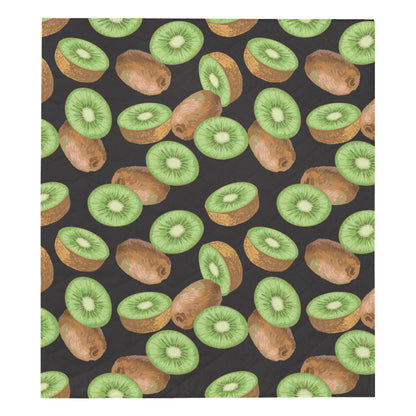 Kiwi Pattern Print Design KW03 Premium Quilt
