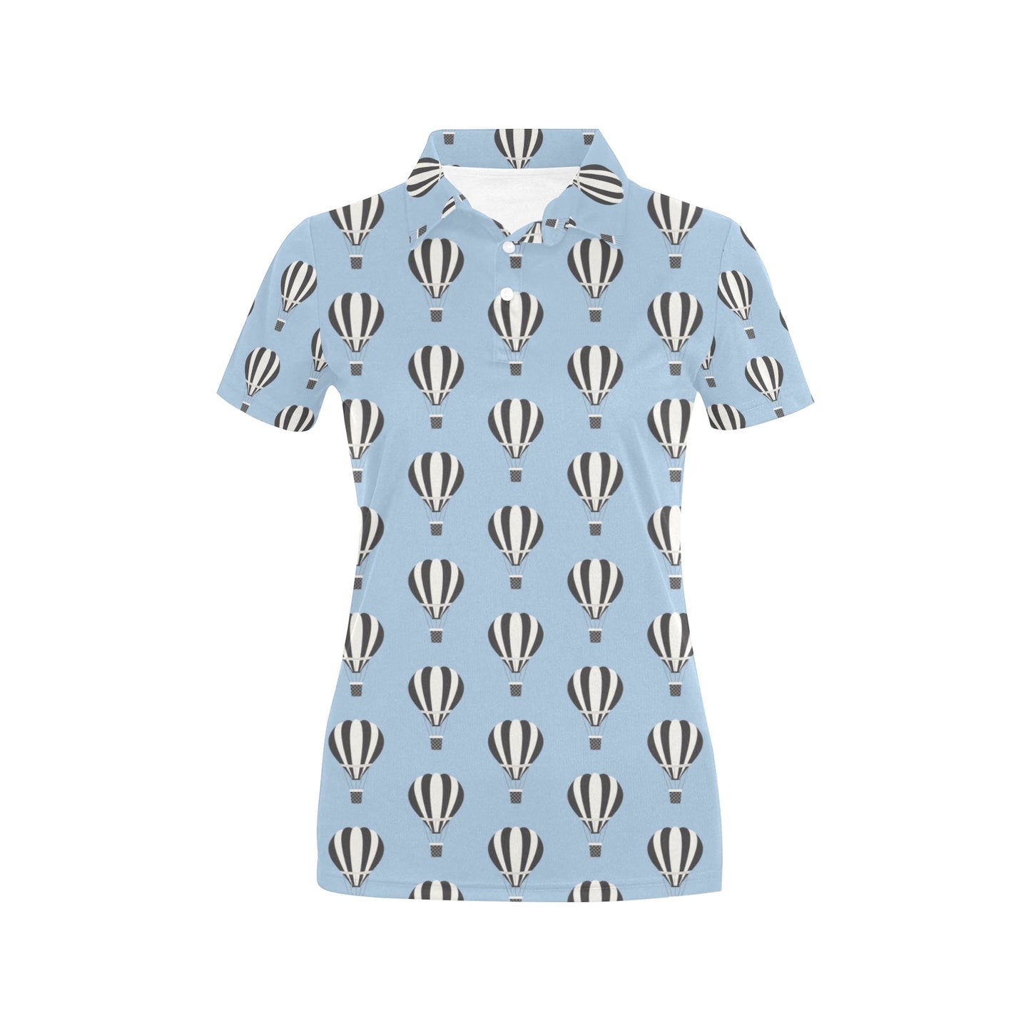 Ballon Pattern Print Design 05 Women's Polo Shirt