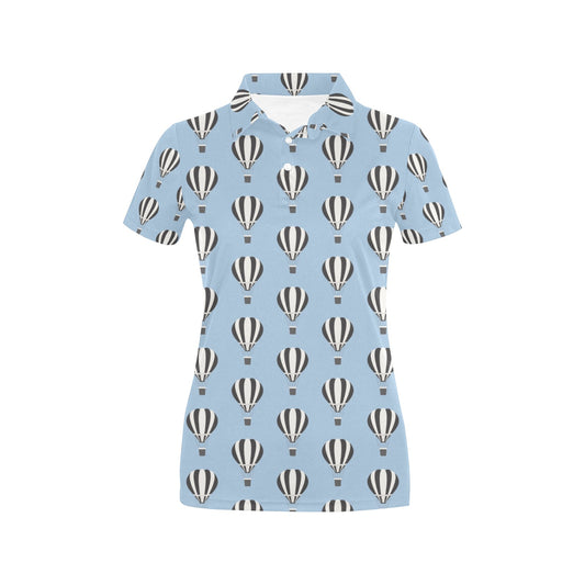 Ballon Pattern Print Design 05 Women's Polo Shirt