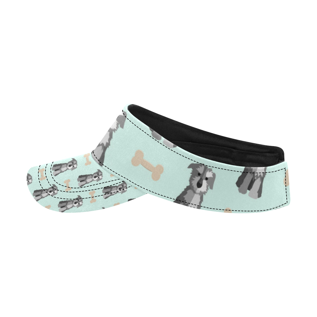 Schnauzers Pattern Print Design A03 Unisex Sun Visor