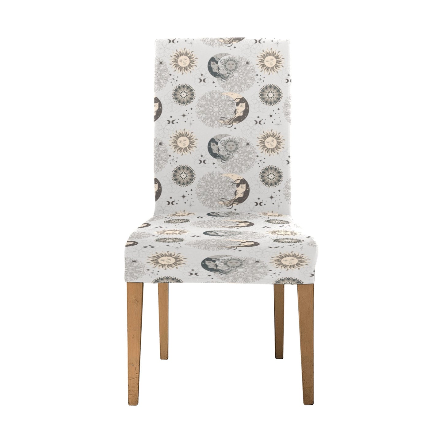 Sun Moon Print Design LKS302 Dining Chair Slipcover