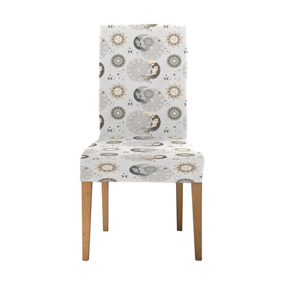 Sun Moon Print Design LKS302 Dining Chair Slipcover