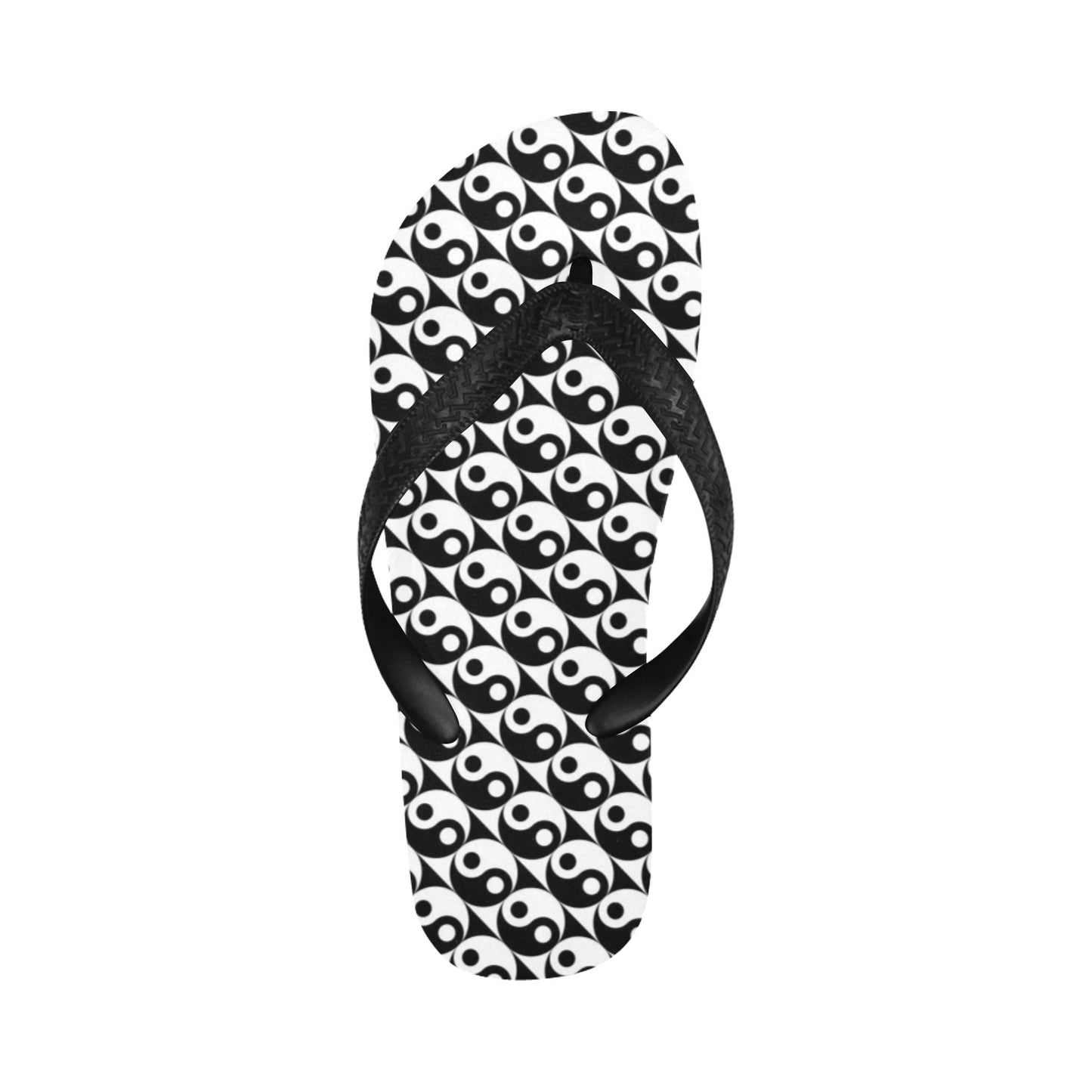 Yin Yang Print Design LKS304 Flip Flops