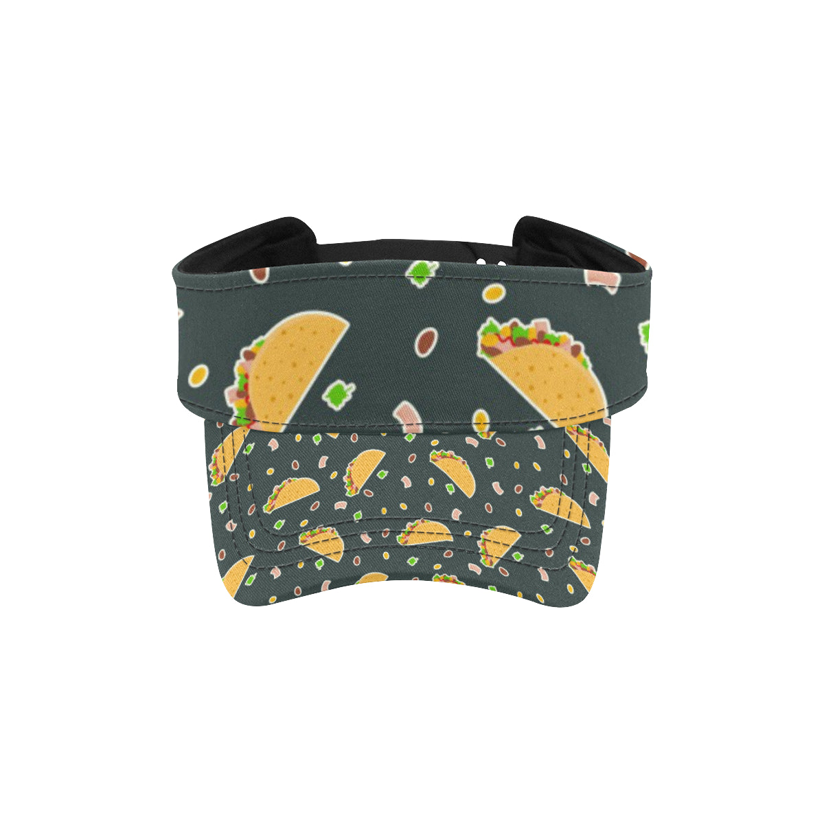 Taco Pattern Print Design TC02 Unisex Sun Visor