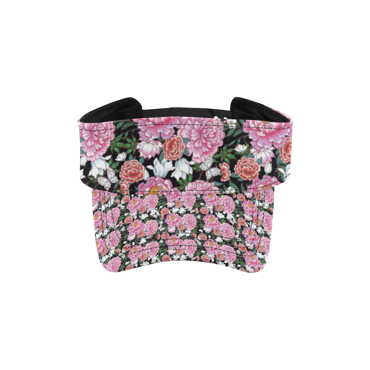 Dahlia Pattern Print Design 02 Unisex Sun Visor