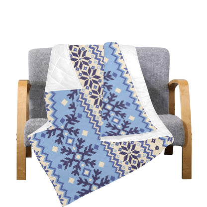 Nordic Pattern Print Design A03 Premium Quilt