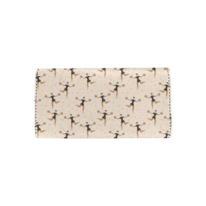Cheerleader Pattern Print Design 03 Women's Trifold Wallet