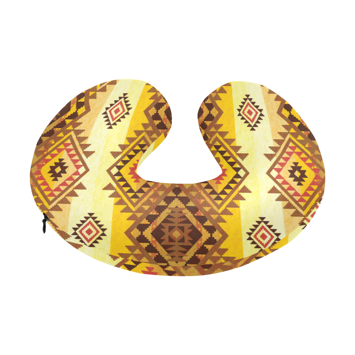 Native Pattern Print Design A09 U-Shaped Travel Neck Pillow