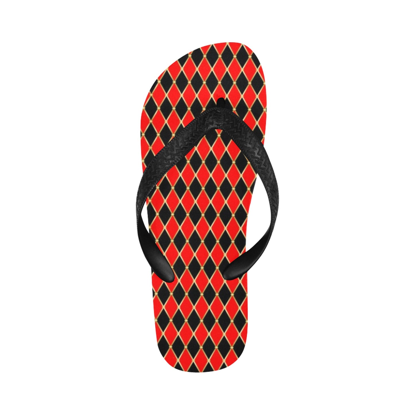 Harlequin Print Design LKS401 Flip Flops