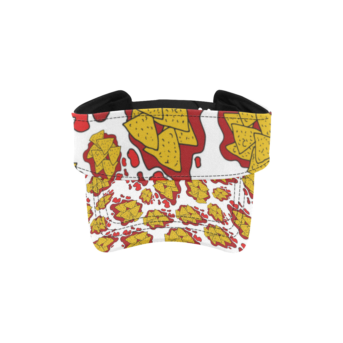 Nachos Pattern Print Design A03 Unisex Sun Visor