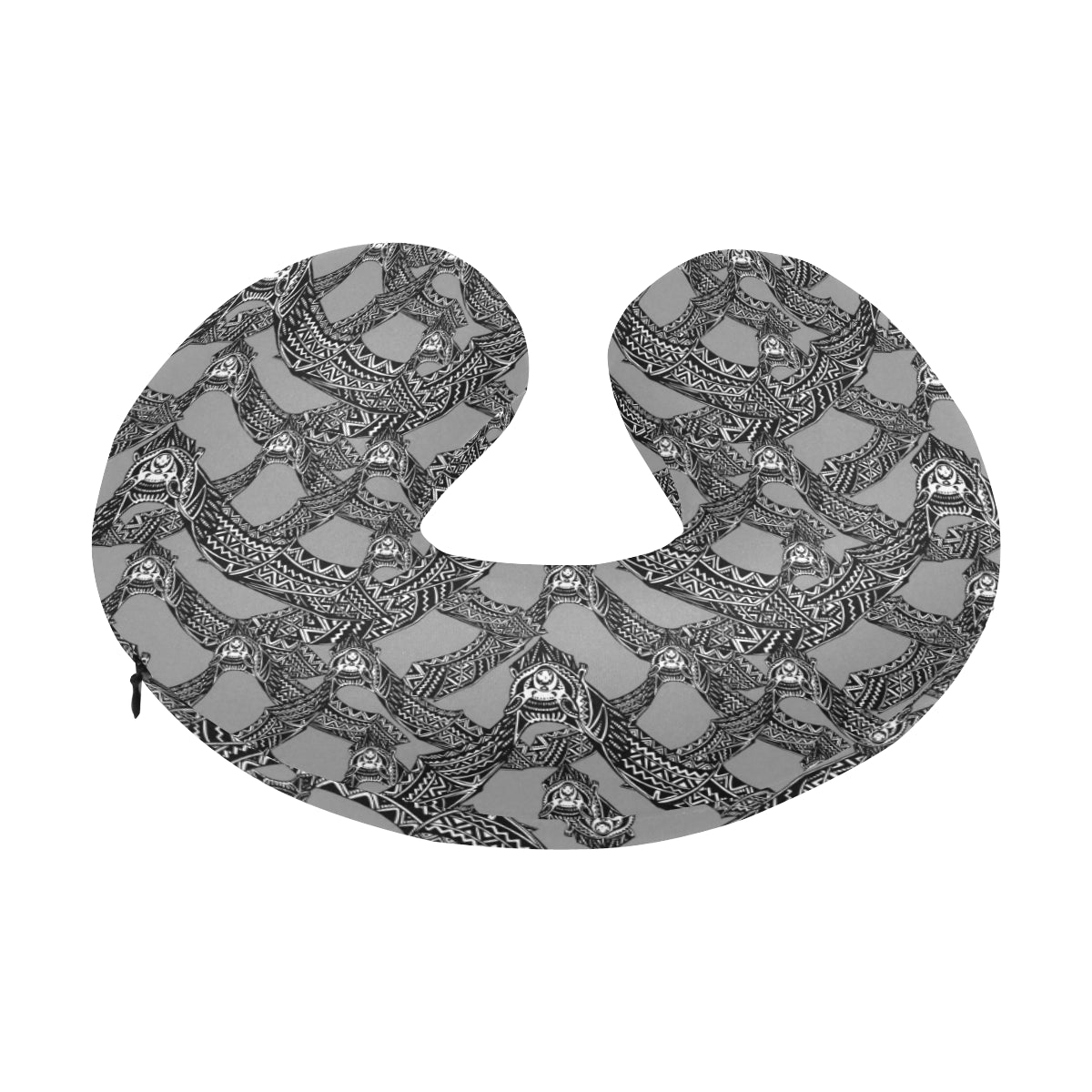 Bat Pattern Print Design 04 U-Shaped Travel Neck Pillow