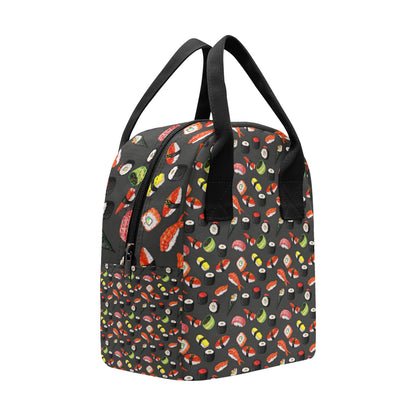 Sushi Design Print Insulated Lunch Bag